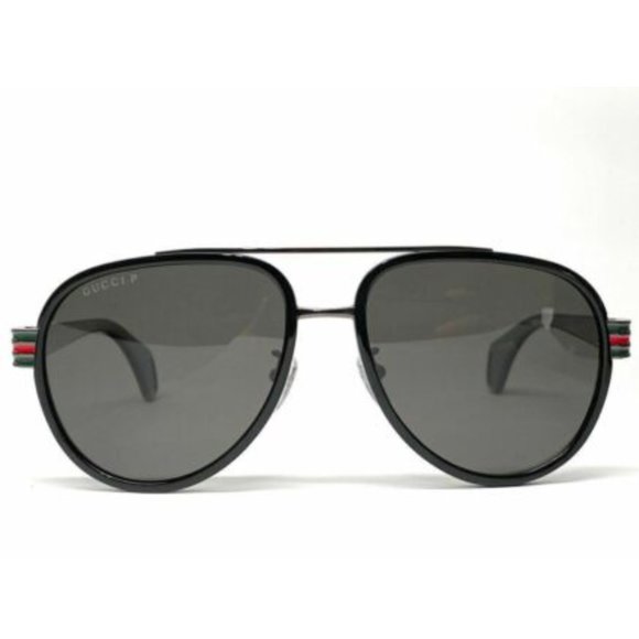 🔥 NEW MEN'S GUCCI BLACK POLARIZED SUNGLASSES - Picture 3 of 5